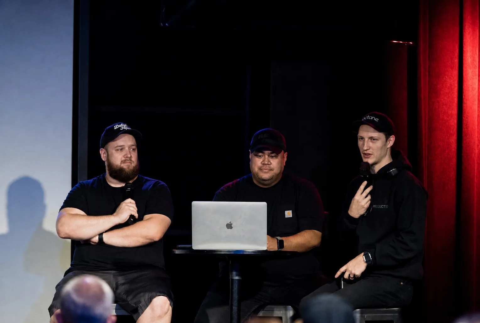 Jesse Maitland on a production leadership panel